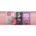 Worki na śmieci uszy OWOCOWY 35 l 20 sztuk