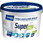 Farba akrylowa wewnętrzna SUPER BIEL 10 l Franspol