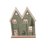 Domek dekoracyjny z filcu 20,5 x 17 cm