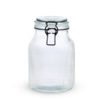 Słój z klamrą prążki 1,7 l TR-116