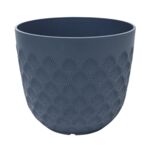 Doniczka Melody Scallop 36 cm niebieski