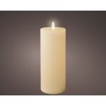 Świeca woskowa LED z efektem naturalnego płomienia 19 cm