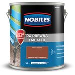 Farba ftalowa Do Drewna i Metalu Ftalonal Brąz Czekoladowy 5 l Nobiles