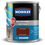 Farba ftalowa Do Drewna i Metalu Ftalonal Brązowy 5 l Nobiles
