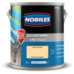 Farba ftalowa Do Drewna i Metalu Ftalonal Kremowy 5 l Nobiles
