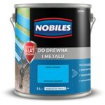 Farba ftalowa Do Drewna i Metalu Ftalonal Lazurowy 5 l Nobiles