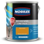 Farba ftalowa Do Drewna i Metalu Ftalonal Orzech Jasny 5 l Nobiles