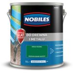 Farba ftalowa Do Drewna i Metalu Ftalonal Zielony Soczysty 5 l Nobiles