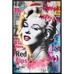 Obraz Marylin 93 x 63 cm z neonem