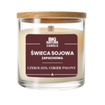 Świeca sojowa zapachowa Czekolada i Cukier Palony 155 g