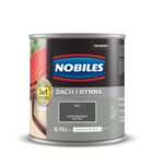 Farba akrylowa Dach i Rynna Szary Grafitowy RAL 7024
 0,75 l Nobiles
