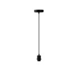 Zawiesie do lamp E27 80 cm czarne
