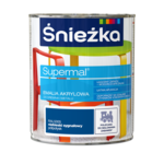 Farba emaliowa Supermal akrylowy RAL5005 Niebieski Sygnałowy półpołysk 0,8 l Śnieżka
