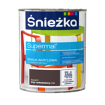 Farba emaliowa Supermal akrylowy RAL8017 brąz czekoladowy mat 0,8 l Śnieżka