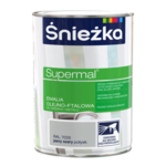 Farba emaliowa olejno-ftalowa Supermal połysk jasny szary RAL7035 0,8 l