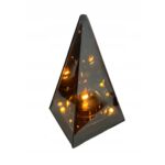 Lampka lustrzana piramida 12 x 20 cm
