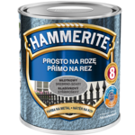 Farba Prosto Na Rdzę Srebrno-Szary Młotkowy 2,5 l Hammerite