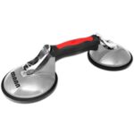 Przyssawka do szyb podwójna aluminiowa 2 x 123 mm udźwig do 120 kg MAAN