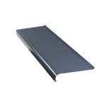 Parapet zewnętrzny stalowy grafit 20 x 120 cm softline Plasti King