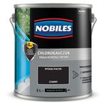 Farba chlorokauczukowa Chlorokauczuk Czarny 5 l Nobiles