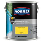 Farba chlorokauczukowa Chlorokauczuk Żółty 5 l Nobiles