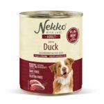 Karma mokra dla psa 800 g adult kaczka/maliny/nasiona chia NEKKO