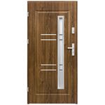 Drzwi zewnętrzne Opal orzech 90 cm lewe Splendoor