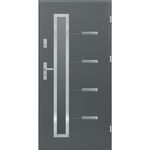 Drzwi zewnętrzne Cyrkon antracyt 90 cm prawe Splendoor