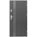 Drzwi zewnętrzne Fluoryt II antracyt 80 cm prawe Splendoor