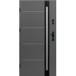 Drzwi zewnętrzne Magma antracyt 90 cm lewe Splendoor