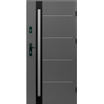 Drzwi zewnętrzne Magma antracyt 90 cm prawe Splendoor