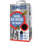 Siatka na drzwi 140 x 220 cm czarna BROS