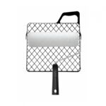 Rolka malarska biała 21 cm, rdzeń 40 mm, poliester 18 mm, szyta, z kratką malarską