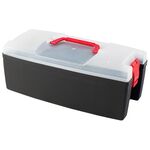 Pojemnik wielofunkcyjny czarno-transparentny duży 13,5" Patrol Group