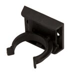 Klips nóżki kuchennej plastik czarny z mocowaniem do ALU