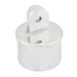 Połowa złącza zawiasowego Ø50 chrom