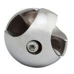 Złącze dwukierunkowe lewe Ø25 chrom