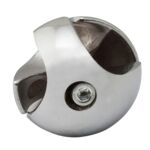 Złącze dwukierunkowe prawe Ø25 chrom