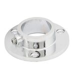 Końcówka mocująca Ø25 aluminium chrom