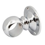 Uchwyt dystansowy Ø25 przelotowy chrom