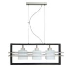 Lampa wisząca 3 - płomienna 3-RAMA SZ WENGE 5,25 kg, 70 x 90 cm, 3 x E27 PROGRES