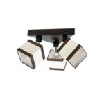 Lampa wisząca 3 - płomienna D3-KARO WENGE 1,10 kg 32 x 25 cm 3 x E14 PROGRES