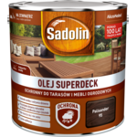 Olej do tarasów i mebli ogrodowych Superdeck Palisander 2,5 l Sadolin