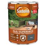 Olej do tarasów i mebli ogrodowych Superdeck Szary 5 l Sadolin