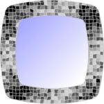 Lustro Mozaika 71 x 71 cm Dubiel Vitrum