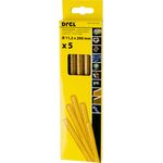 Wkład klejowy pistoletowy brokatowy 11,2 x 200 mm złoty, komplet: 5 sztuk Condor