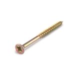 Wkręt uniwersalny 3 x 20 mm łeb płaski PZ1 pasywowany na żółto Suki
