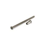 Śruba maszynowa M4 x 50 mm mosiądz niklowany Suki