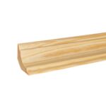 Listwa przypodłogowa wklęsła ozdobna sosna DR18 30 x 30 mm x 210 cm