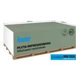 Płyta impregnowana HA13 HRAK 12,5 1200 x 2600 mm Knauf